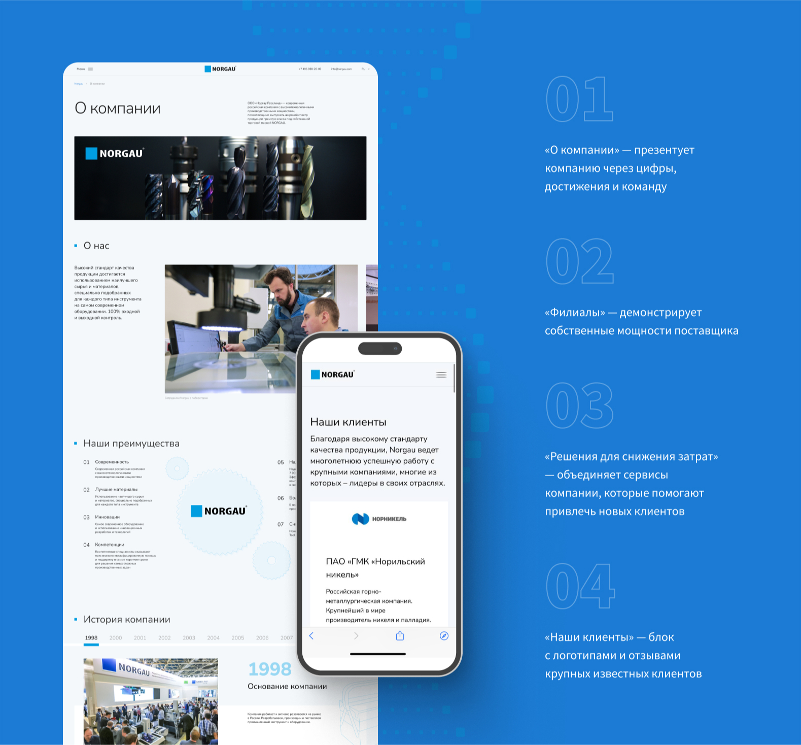 Разработка сайта для крупнейшего производителя промышленного оборудования, блок 11, фото 1